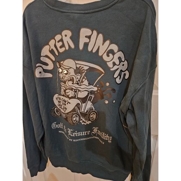 Putter Fingers Relaxed Fit Sweatshirt Size XL Great PreOwned - Picture 2 of 4